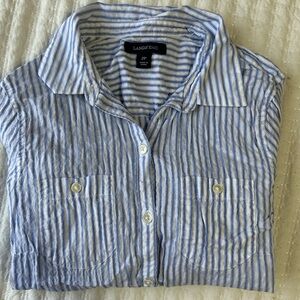 Petite Button-Up Blouse